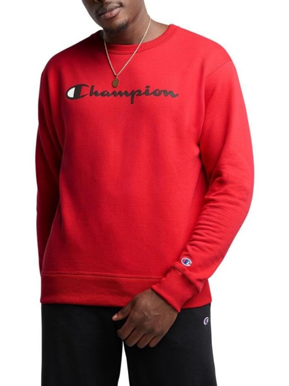Cozy Midweight Crewneck Fleece Sweatshirt for Men, Standard Fit, Regular & Big